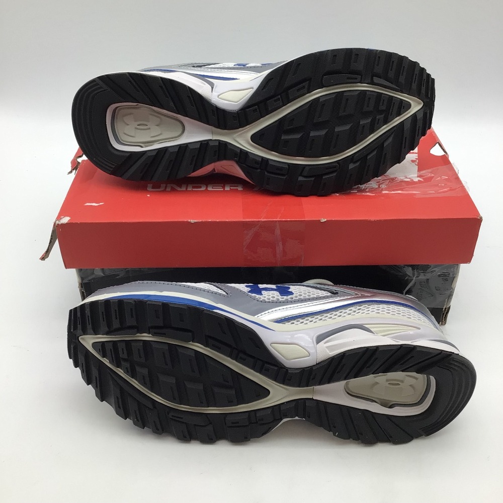 Under Armour UA HOVR Apparition 3027595-105 Mens Shoes Gray‎ Blue Size 8.5 New - Picture 5 of 6